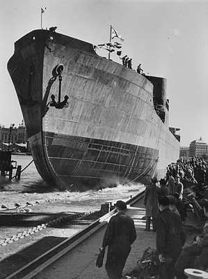 Fermlands sjösättning 20 september 1951